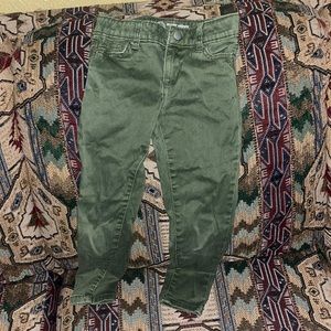 Girls wonder nation army green super skinny jeans